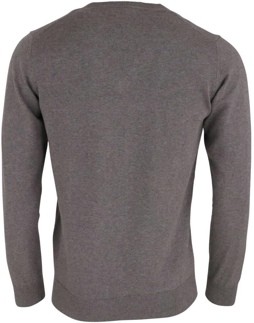 GANT Herren Md. Extrafine Lambswool V-Neck Pullover M Dark Grey Melange, M Dark Grey Melange