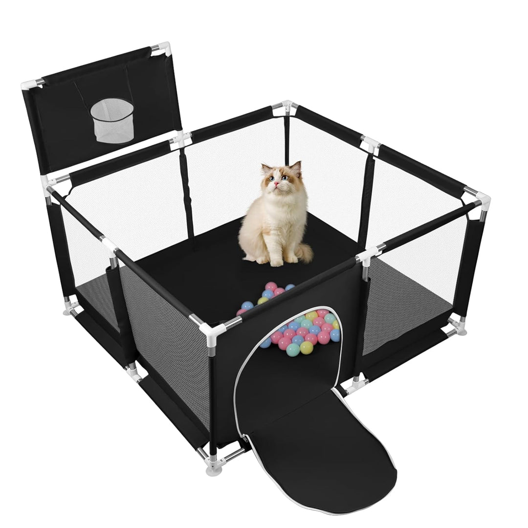 Laufgitter für Babys, modular, grosser Laufstall klein, Spielplatz mit Ball, modular, faltbar, gross