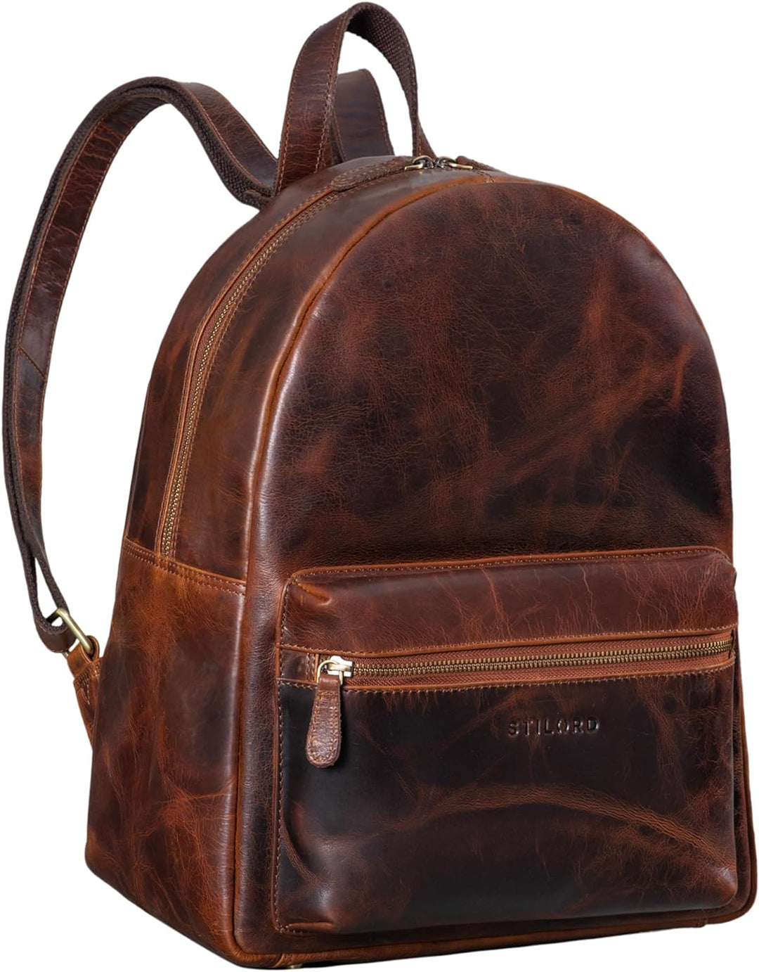 STILORD 'Flynn' Grosser Rucksack Leder XL Lederrucksack für Damen Herren Laptop Rucksack Reiserucksa