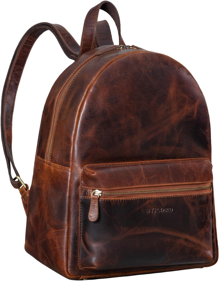STILORD 'Flynn' Grosser Rucksack Leder XL Lederrucksack für Damen Herren Laptop Rucksack Reiserucksa