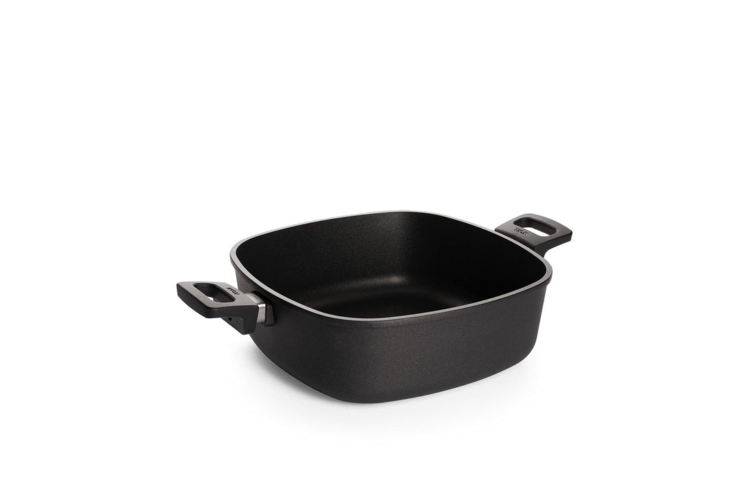 Woll Nowo Titanium Guss-Kasserolle viereckig - Induktiv -, 28 x 28 cm, 10 cm hoch, 6.0 Liter, mit 2