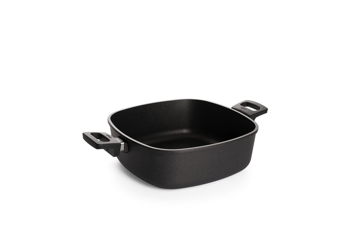 Woll Nowo Titanium Guss-Kasserolle viereckig - Induktiv -, 28 x 28 cm, 10 cm hoch, 6.0 Liter, mit 2