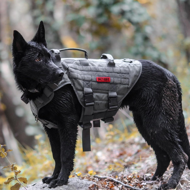 OneTigris Hundegeschirr, X Destroyer Taktisches Einstellbar Antizuggeschirr Ausbruchsicheres Geschir