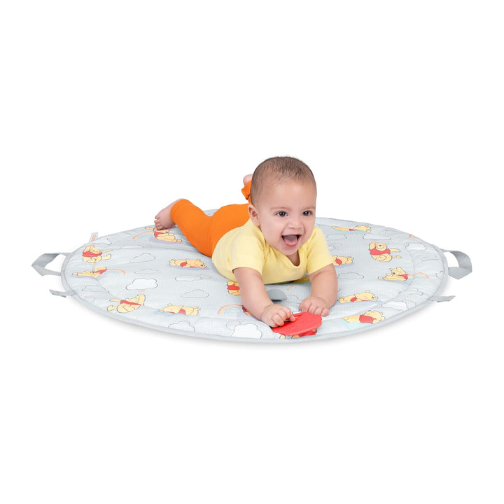 Disney Baby Winnie Puuh Hunny Hangout Activity Gym von Bright Starts, Spielbogen mit Bauchlage‑Kisse