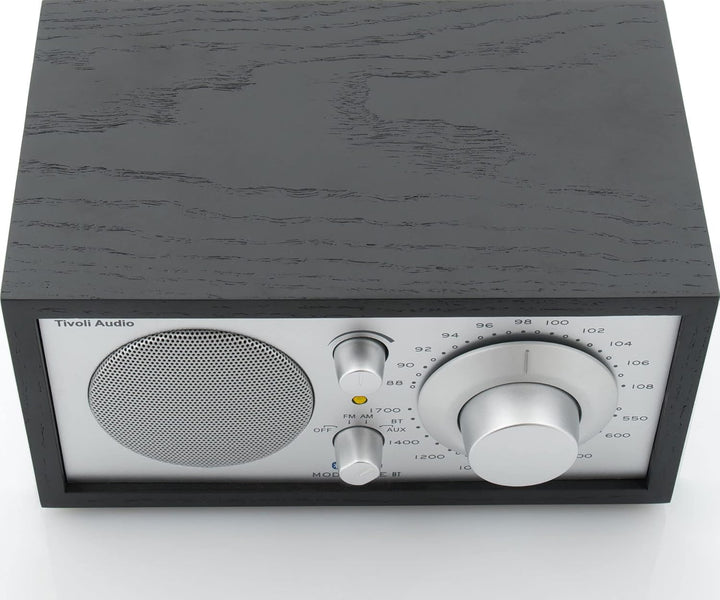 Tivoli Audio Model One BT Bluetooth UKW-/MW-Tisch Radio (Schwarz/Silber) Schwarz / Silber, Schwarz /