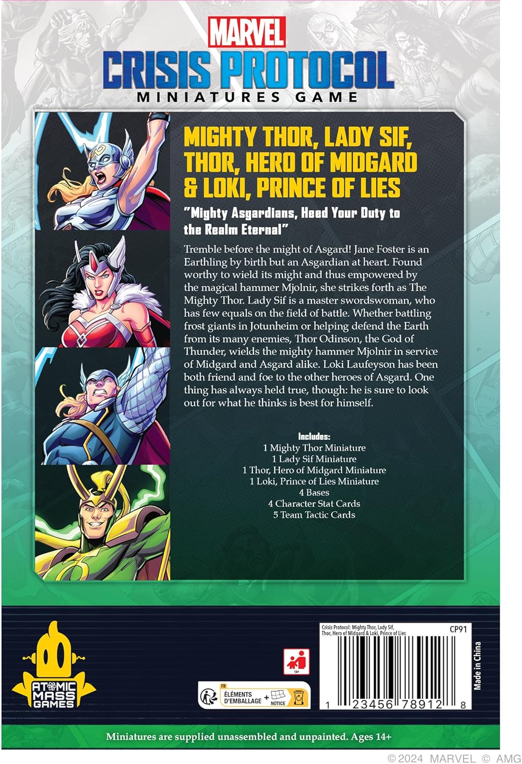 Atomic Mass Games, Marvel: Crisis Protocol – Mighty Thor, Lady SIF, Thor, Hero of Midgard & Loki, Pr