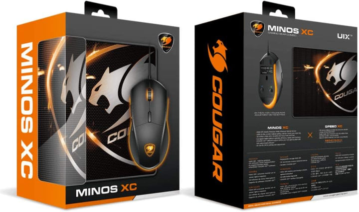Cougar Minos X2 Optische Gaming-Maus, 3000 DPI MINOS XC, MINOS XC
