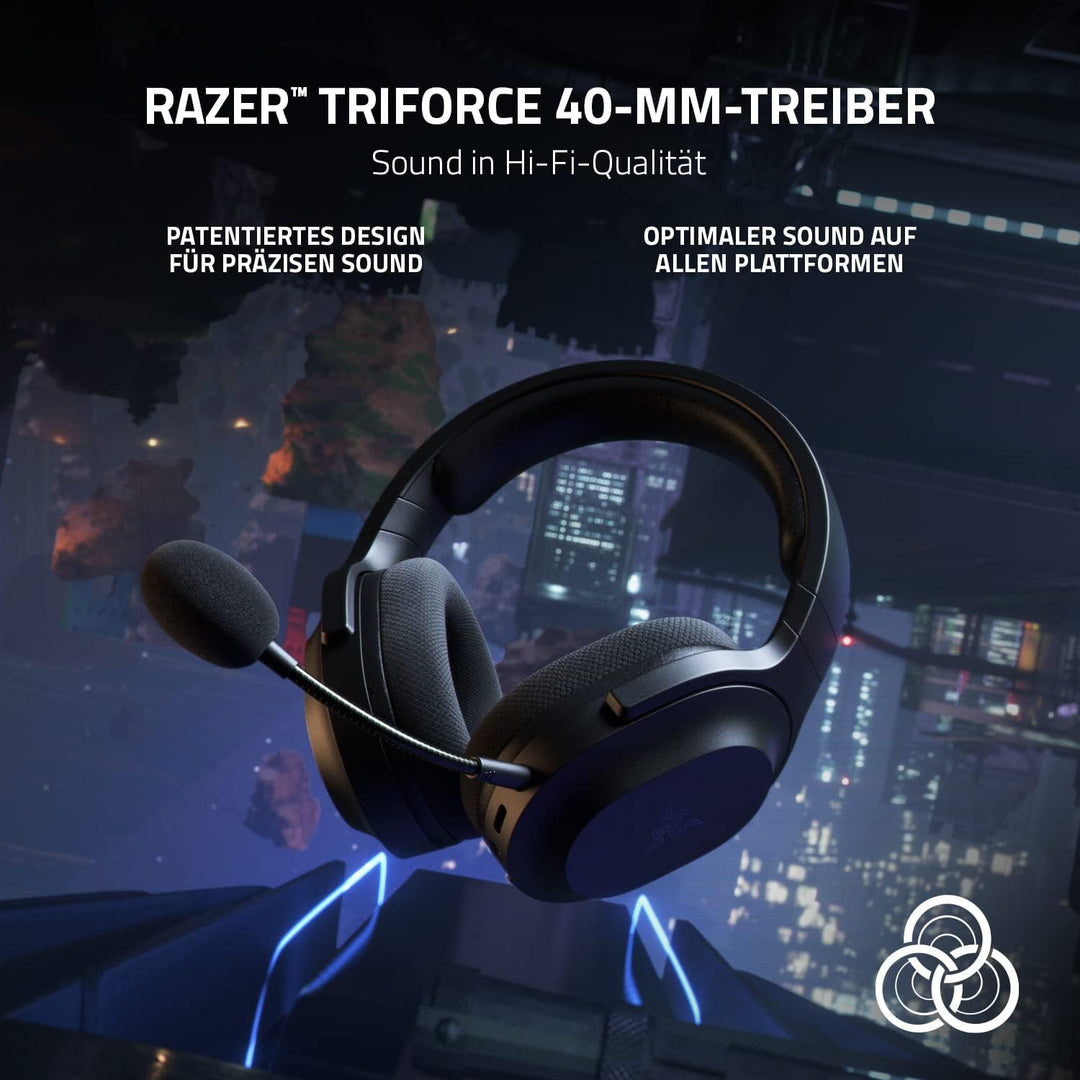 Razer Barracuda X - Kabelloses Multiplattform-Headset für Gaming und Mobile Geräte (SmartSwitch Dual