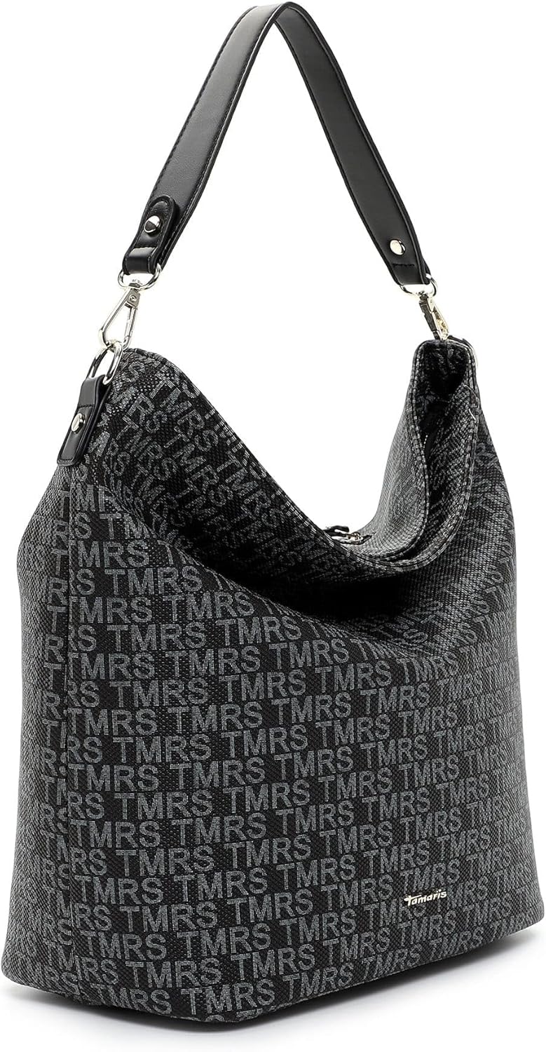 Tamaris Beutel Grace 31434 Damen Handtaschen Print Einheitsgrösse Schwarz, Einheitsgrösse Schwarz
