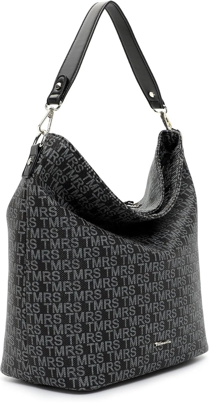 Tamaris Beutel Grace 31434 Damen Handtaschen Print Einheitsgrösse Schwarz, Einheitsgrösse Schwarz