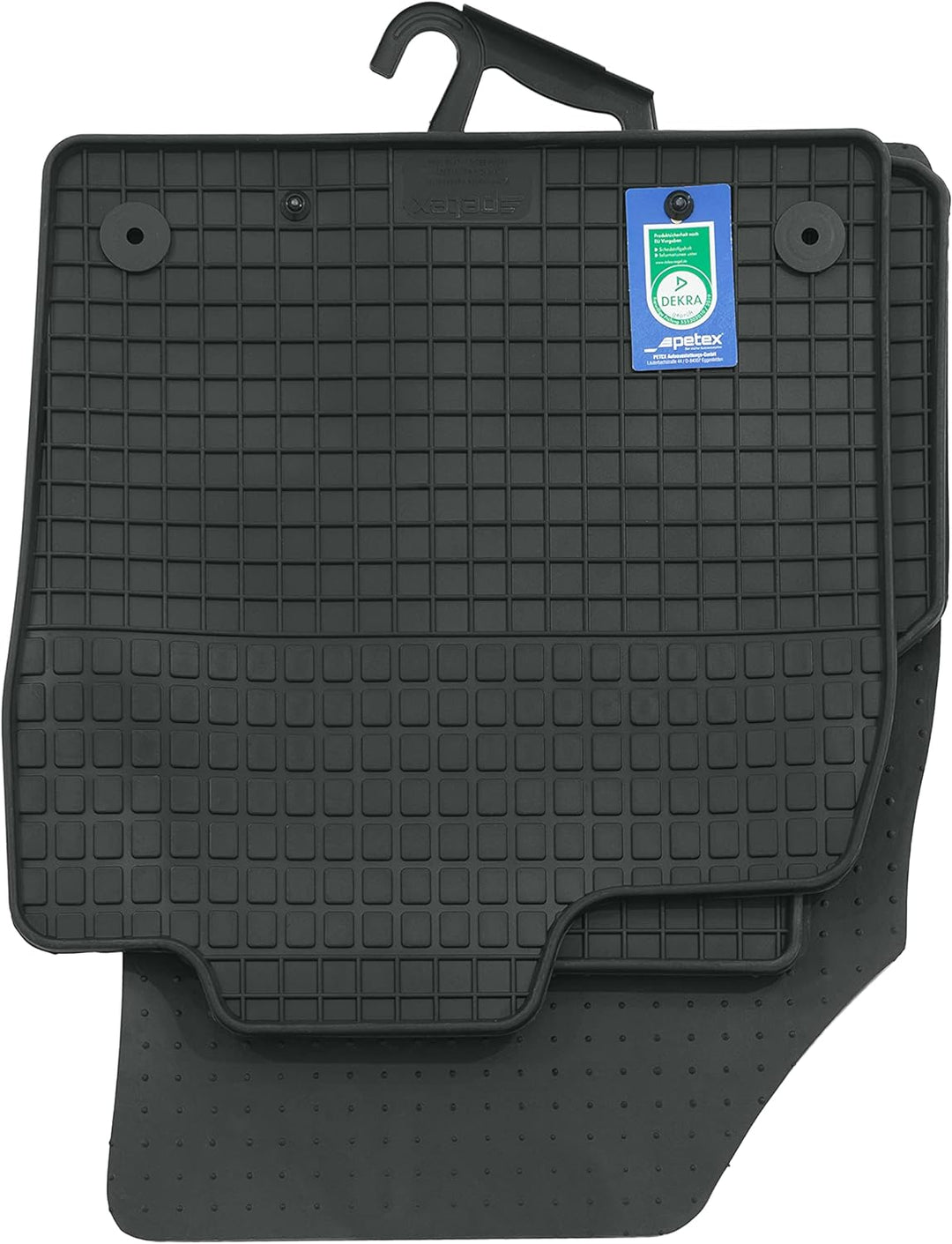 PETEX Gummimatten passend für ID.4 ab 02/2021 schwarz 4-teilig