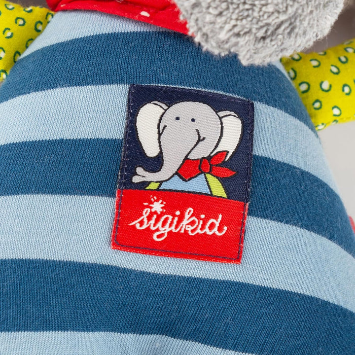 Sigikid 48800 - Lolo Lombardo Spieluhr klein, Melodie nicht frei wählbar Blau/Grau, Blau/Grau