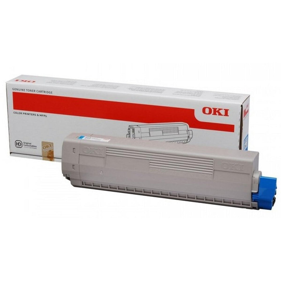 OKI 44059255 MC861 Tonerkartusche cyan 10K, cyan