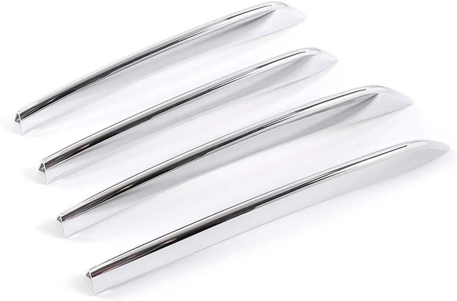 KUNGKIC ABS Chrom Auto Frontstossstange Kühlergrill Nebelscheinwerfer Abdeckung accessories Car Bump