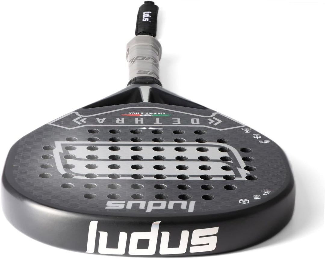 Ludus Dethra Padelschläger – 12 K Carbon Fiber mit 3D-Textur – Toray T700 Rahmen – EVA Medium Core 1