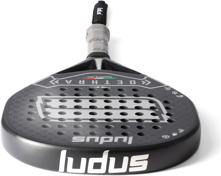 Ludus Dethra Padelschläger – 12 K Carbon Fiber mit 3D-Textur – Toray T700 Rahmen – EVA Medium Core 1