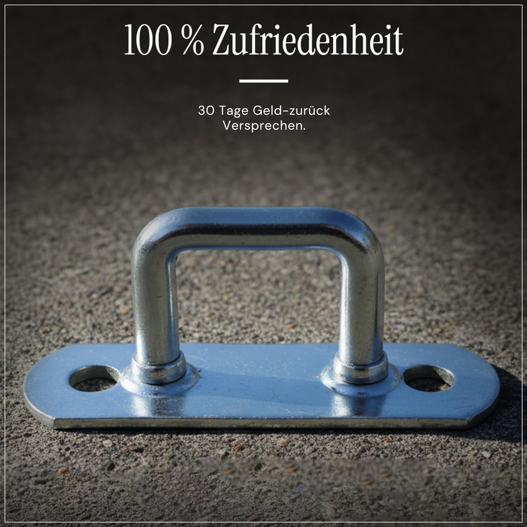 EnB Riemenkrampe 11x34 mm – 20 Stück verzinkte Planenhaken Made in Germany – extrem widerstandsfähig
