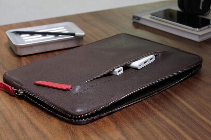 Pack & Smooch Für MacBook Air 15 Hülle MacBook Air 15 case Pflanzlich Gegerbtes Leder Handmade in Ge