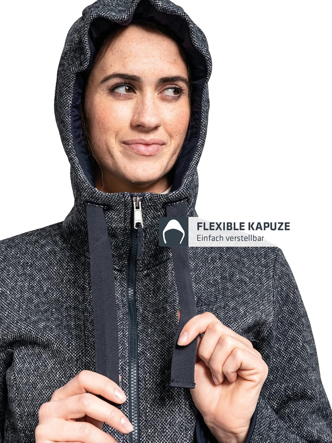 Schöffel Damen Fleece Hoody Aurora L, weicher Fleece Pullover aus elastischem Super Warm Fleece, atm