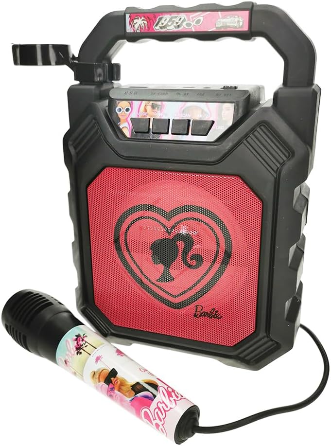 REIG 4420 Bafle mit Mikrofon Barbie