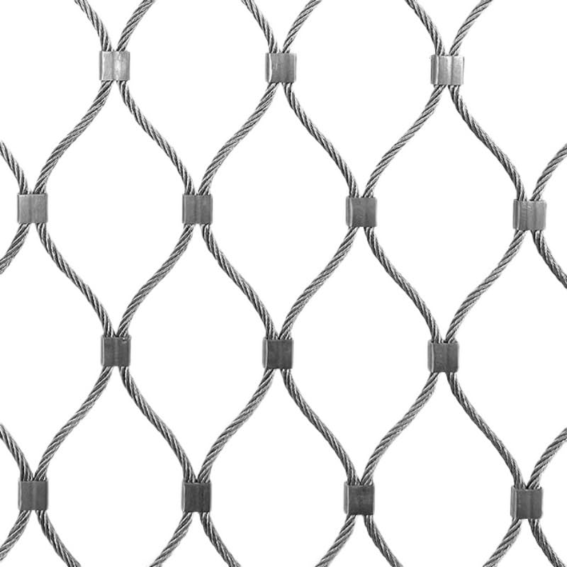 Edelstahl-Seilnetz,3x1m Multifunktionales Metallgeflecht,10cm/2mm Sicherheitsnetz,Beweglicher Begren