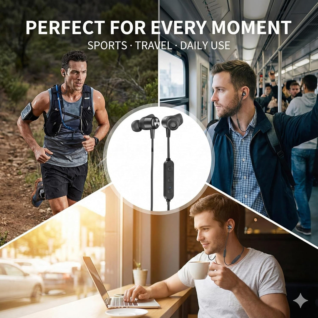 Bluetooth Kopfhörer Kabellos 5.0 Sport, 20 Std Spielzeit, IPX7 Wasserdicht, In-Ear Kopfhörer mit Mik