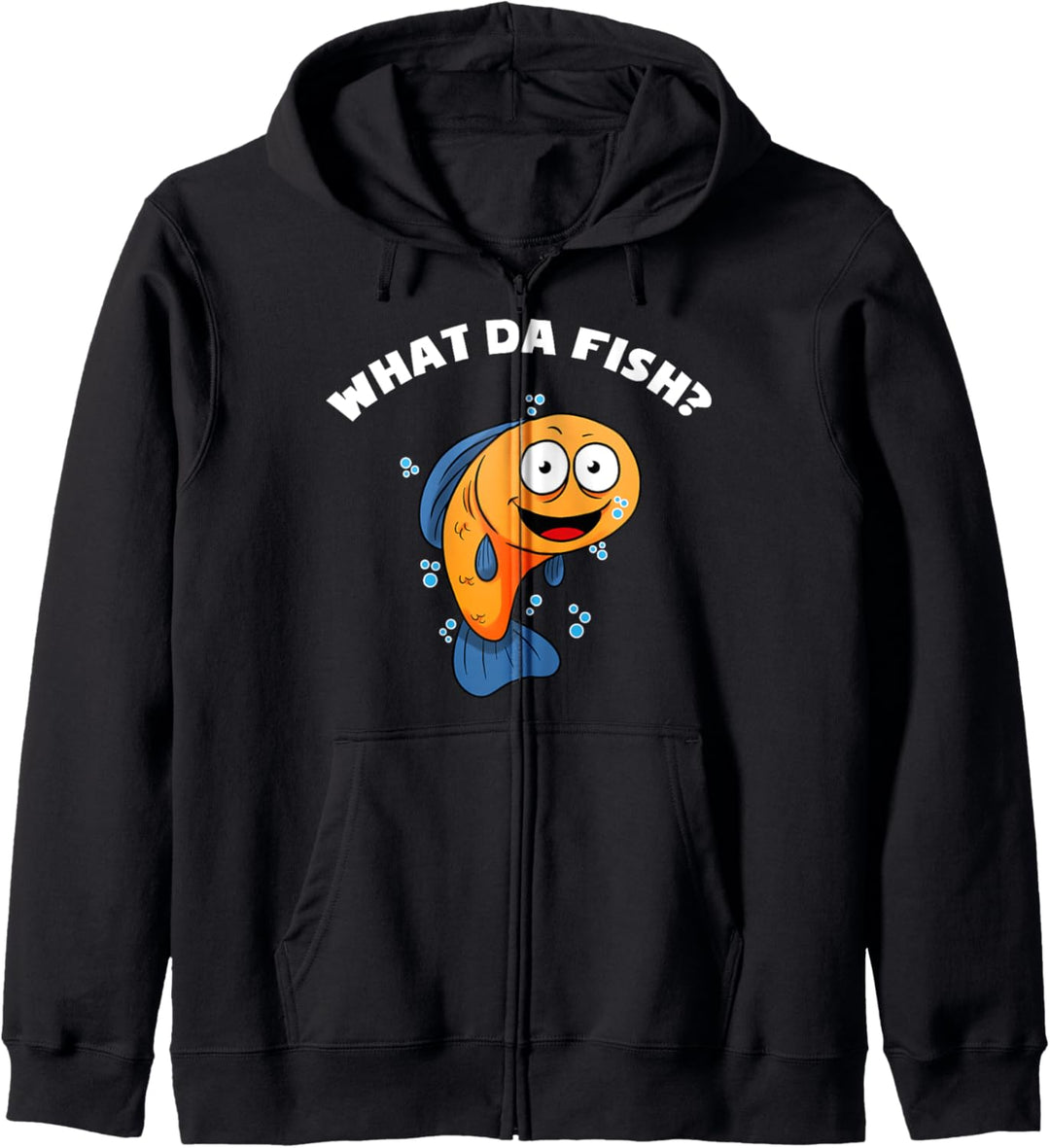 What Da Fish Angler Angeln Fischen Aquarium Fischer Kapuzenjacke