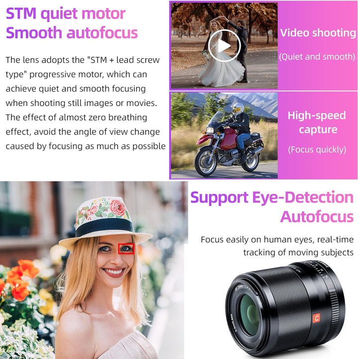 VILTROX 23mm F1.4 Z-Mount Prime Objektiv für Nikon Z fc Z7 II Z6 II Z5 Z6 Z7 Z50 (Festbrennweite, ST