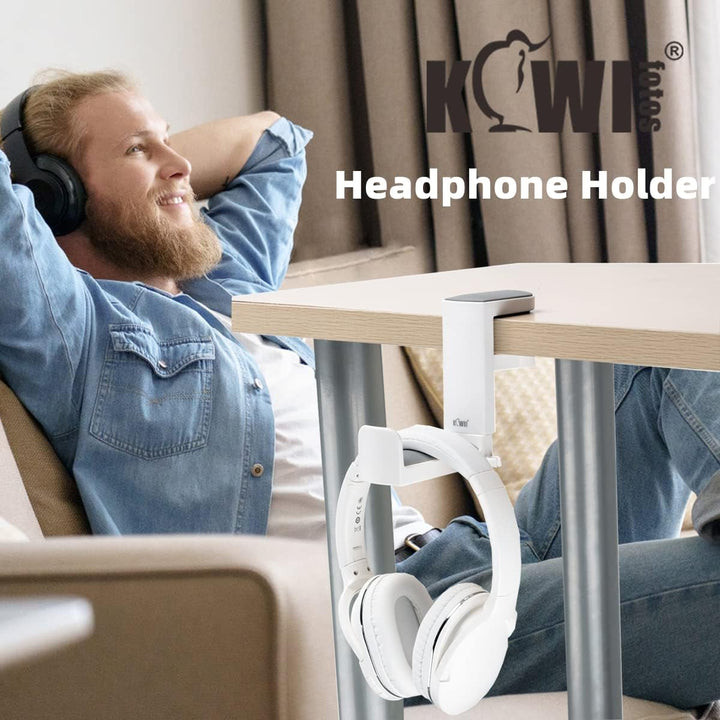 KIWIFOTOS Kopfhörer Ständer Kopfhörerhalter mit 360° drehbarem Headset Halterung Halter, Headphone S