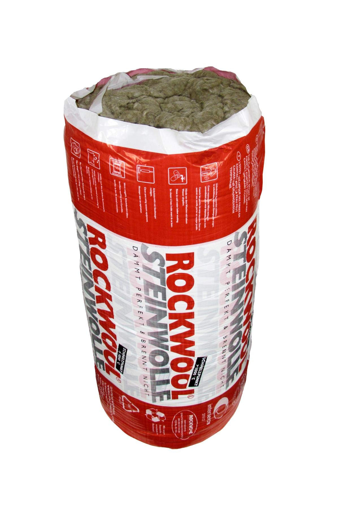 ROCKWOOL Mineralfaser-Dämmwolle, Sack, 15 kg, 15 KG