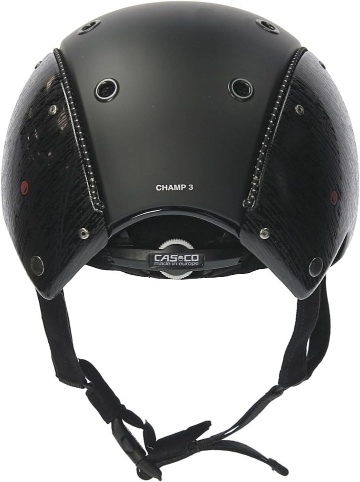Reithelm Champ-3 Brush schwarz Glanz schwarz glanz S (52-56cm), schwarz glanz S (52-56cm)