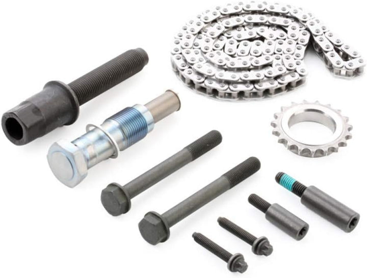 febi bilstein 47662 Steuerkettensatz für Nockenwelle, 1 Stück & 36379 Ölwannendichtung, 1 Stück Bund