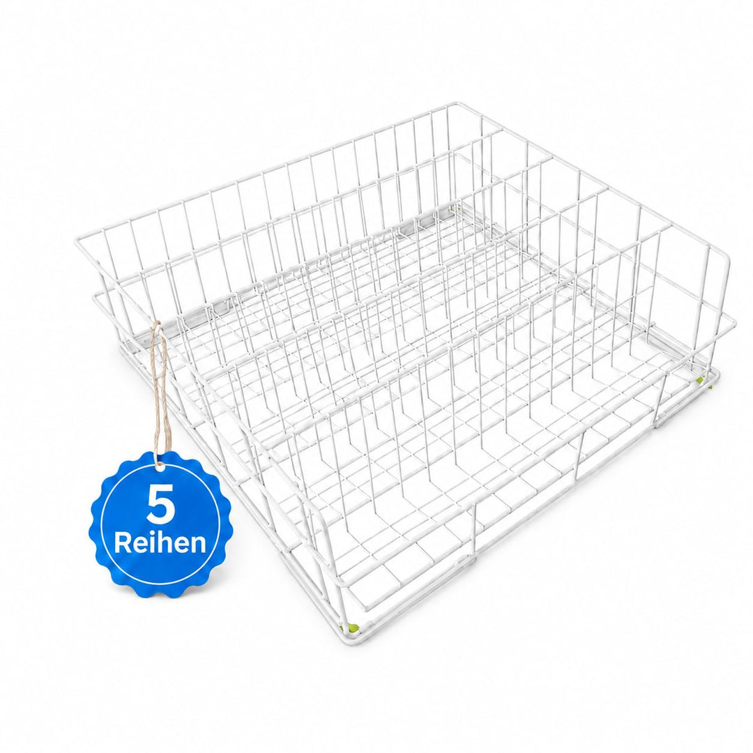 Spülkorb Drahtgitterkorb 500x500 mm - 5 Reihen Gastronomie Professional Gläserspülkorb vers. Grössen