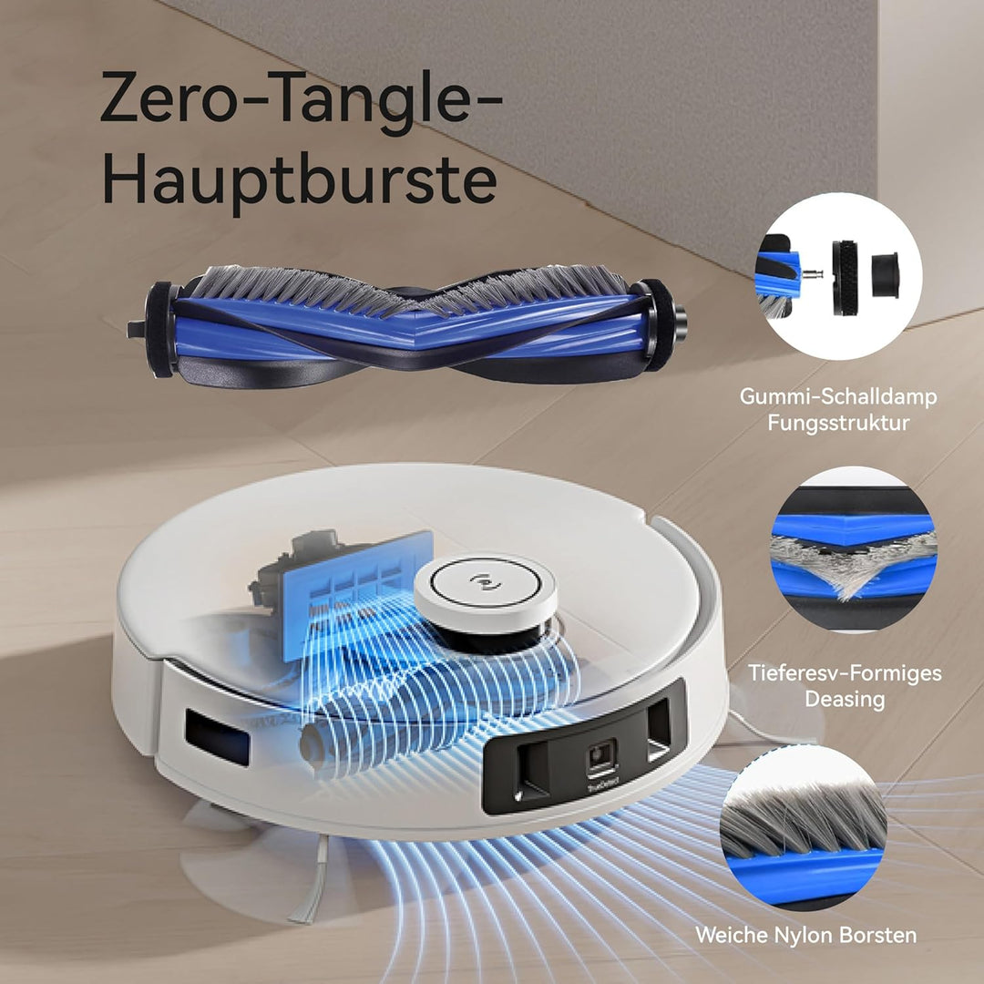 24 Stück Zubehör-Set Passend für Ecovacs Deebot T50 Omni/T50 Pro Omni, 1 Hauptbürste, 4 Filter, 6 Se