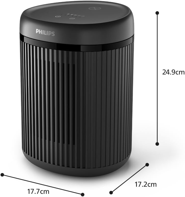 Philips 2000 Serie Energieeffizienter Heizlüfter 1500 W, bis zu 25% Energieeinsparung, leise 24 db(A