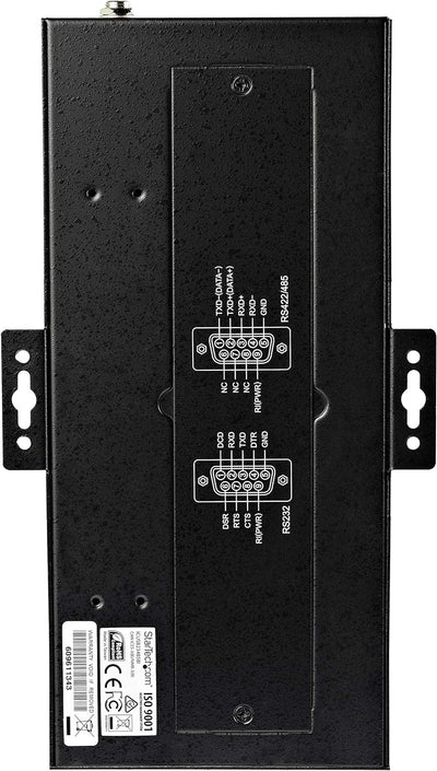 StarTech.com 8 Port industrieller USB auf RS232/ 422/ 485 Serieller Adapter - 15kv ESD Schutz - USB