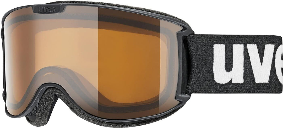 Uvex Unisex Skyper P Skibrille (1er Pack) Einheitsgrösse black met mat/brown-clear, Einheitsgrösse b