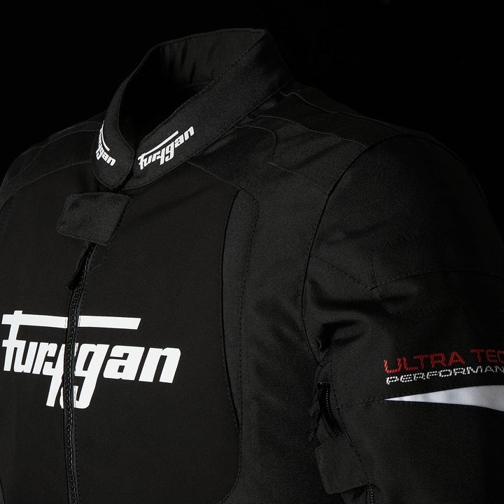 Furygan Herren Norman JACKEN UND MÄNTEL S Schwarz-Weiss-Rot, S Schwarz-Weiss-Rot