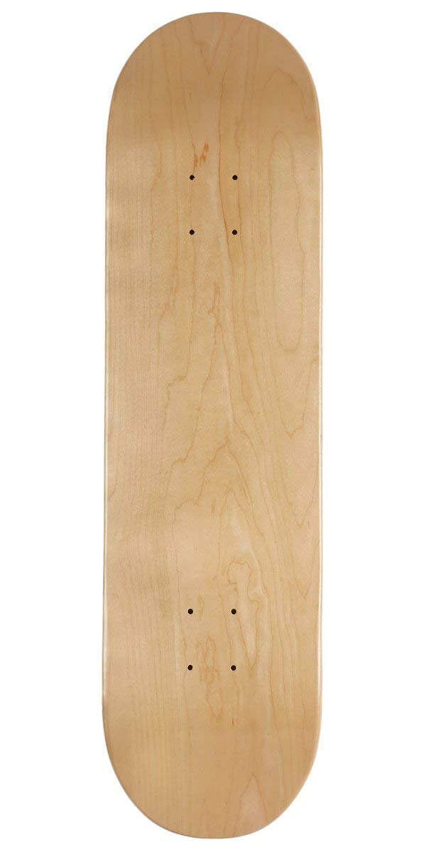 [CCS] Blank and Graphic Skateboard-Decks – Ahornholz – professionelle Qualität, Blanker Ahorn 7.50"