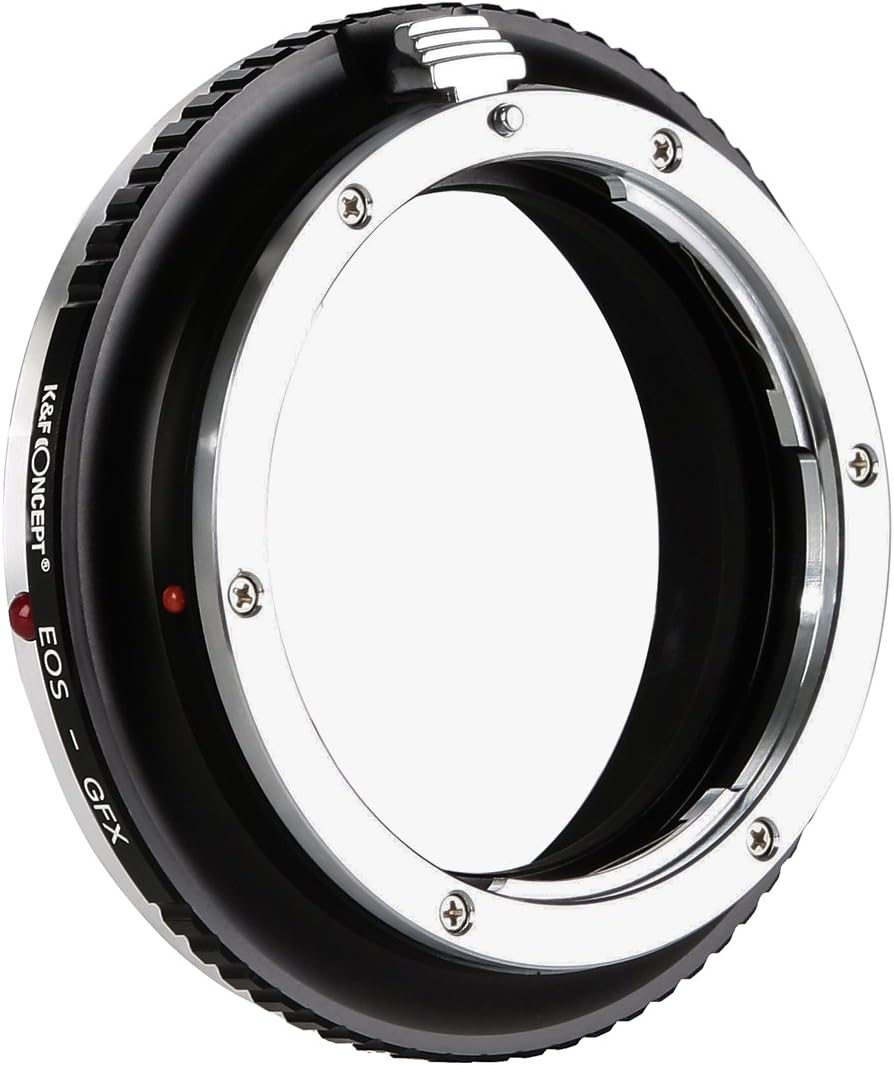 K&F Concept EOS - GFX Objektivadapter, Objektiv Adapterring für Canon EOS EF Objektiv auf Fujifilm F