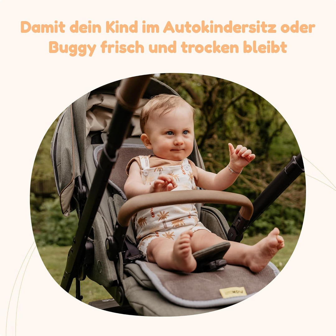 AeroMoov - Baby Sitzauflage Air Layer - Einlage Für Autositz oder Kinderwagen - Gruppe B - Antischwi