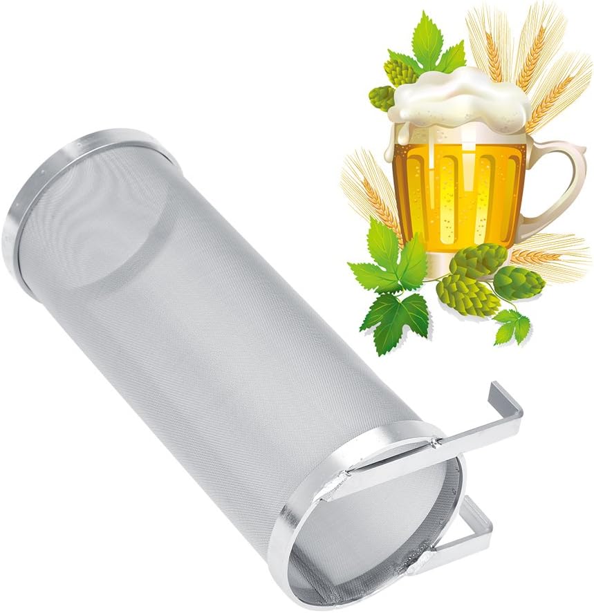 300 Micron Edelstahl Hausgemachte Brew Bier Hop Mesh Filter Sieb mit Haken für Trinken machen,Bier m