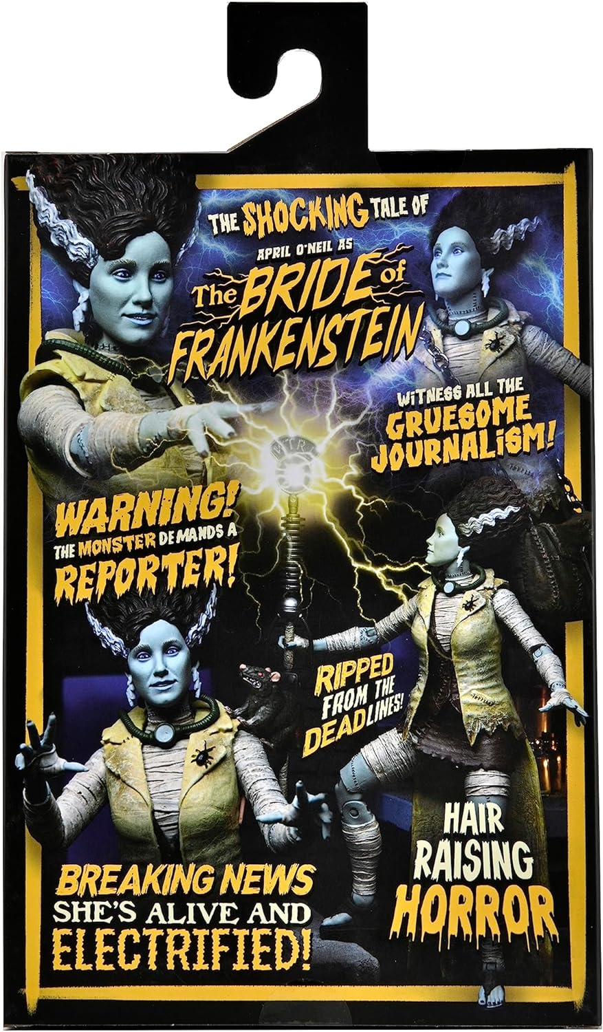 Générique NECA – Universal Monster vs TMNT April as The Bride of Frankenstein Ultimate 7 Action Figu