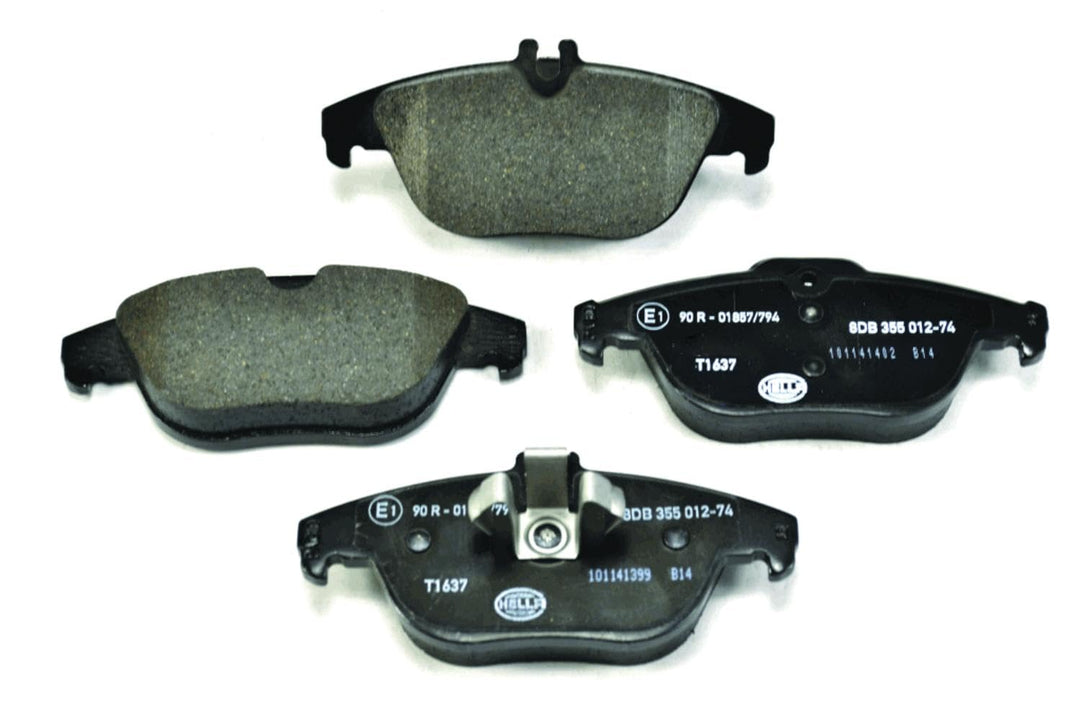 HELLA PAGID 8DB 355 012-741 Bremsbelagsatz - T1637 - Dicke/Stärke: 17.5mm - Bremssystem: Teves - für