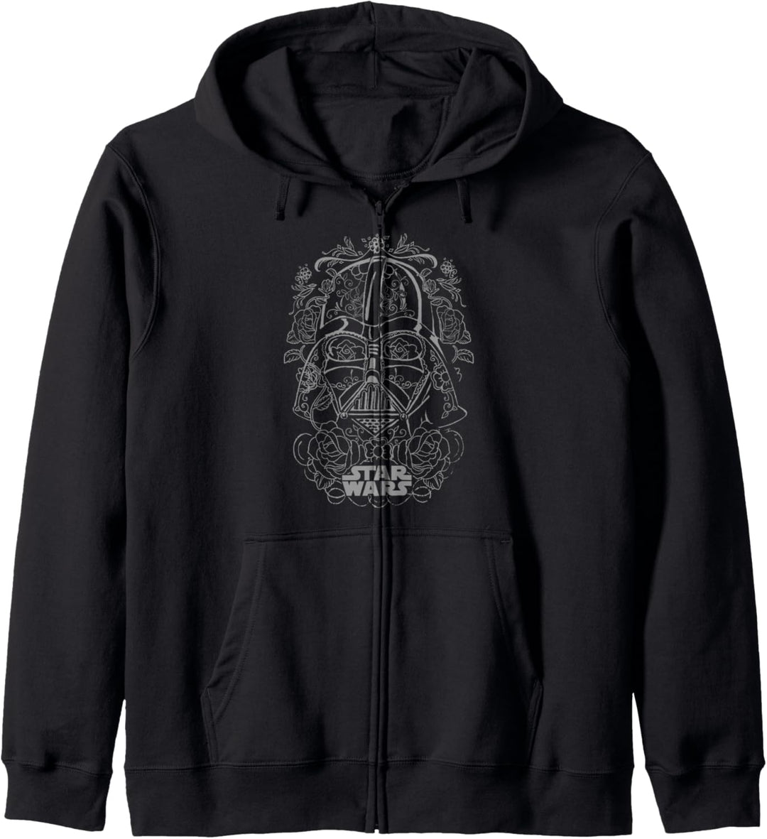 Star Wars Darth Vader Sugar Skull Outline Kapuzenjacke
