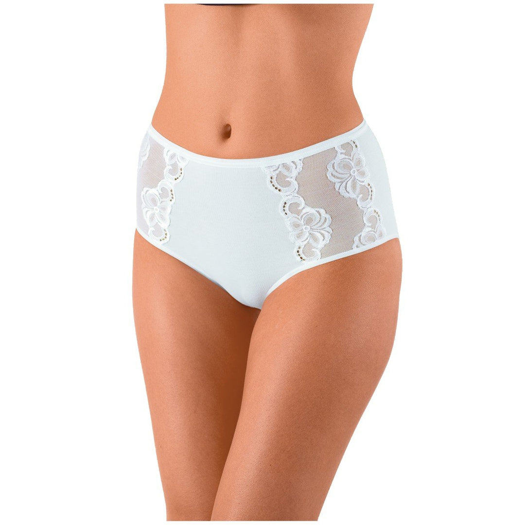 Nina von C. Slipboutique Taillenslip 5er Pack Grösse 44, Farbe weiss