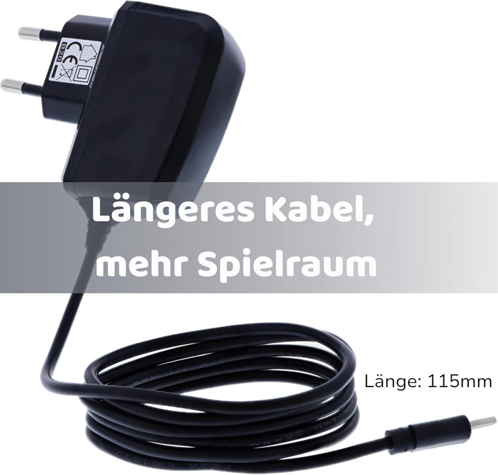 Ladekabel 115 cm kompatibel mit Toniebox 2 2025 Netzkabel lang Ersatzkabel Netzteil Stromkabel Ersat