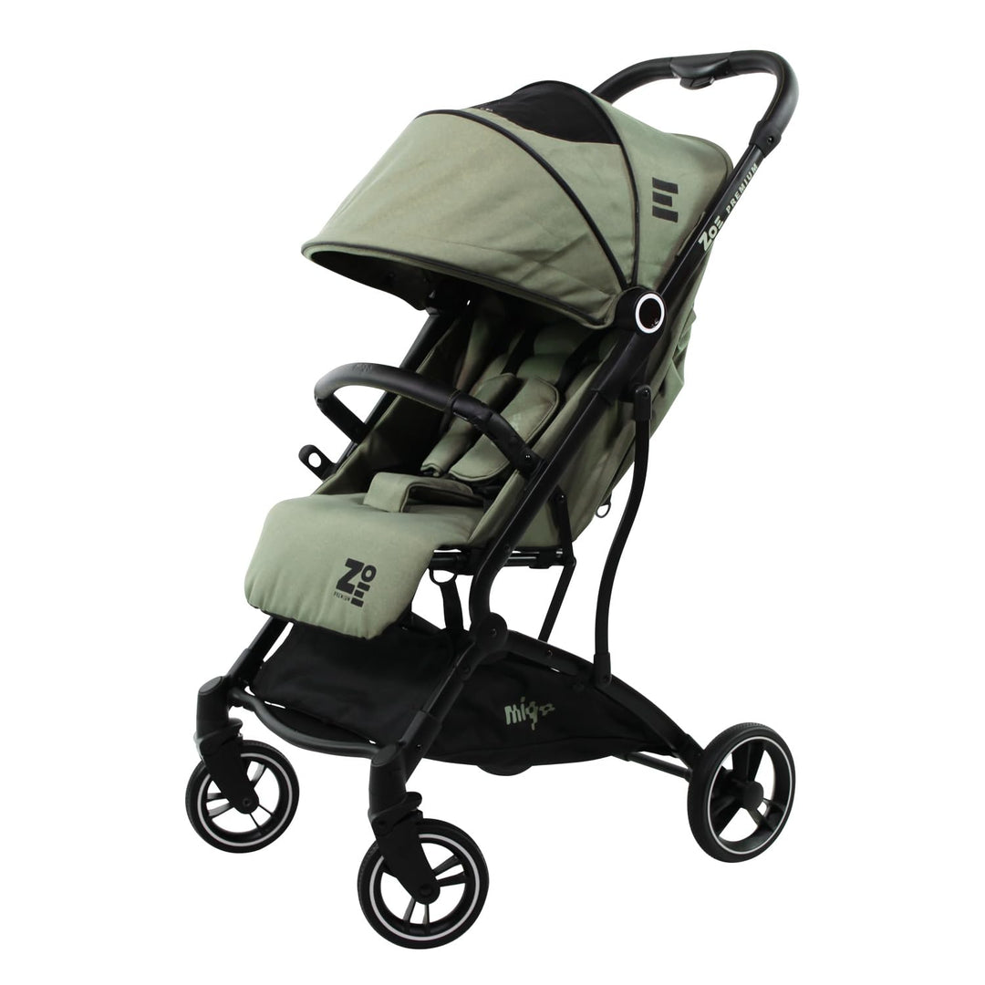 Kompakter Kinderwagen ZOE ab 6 Monaten - 22 Kg max, leicht und wendig - einhändig faltbar - Beindeck