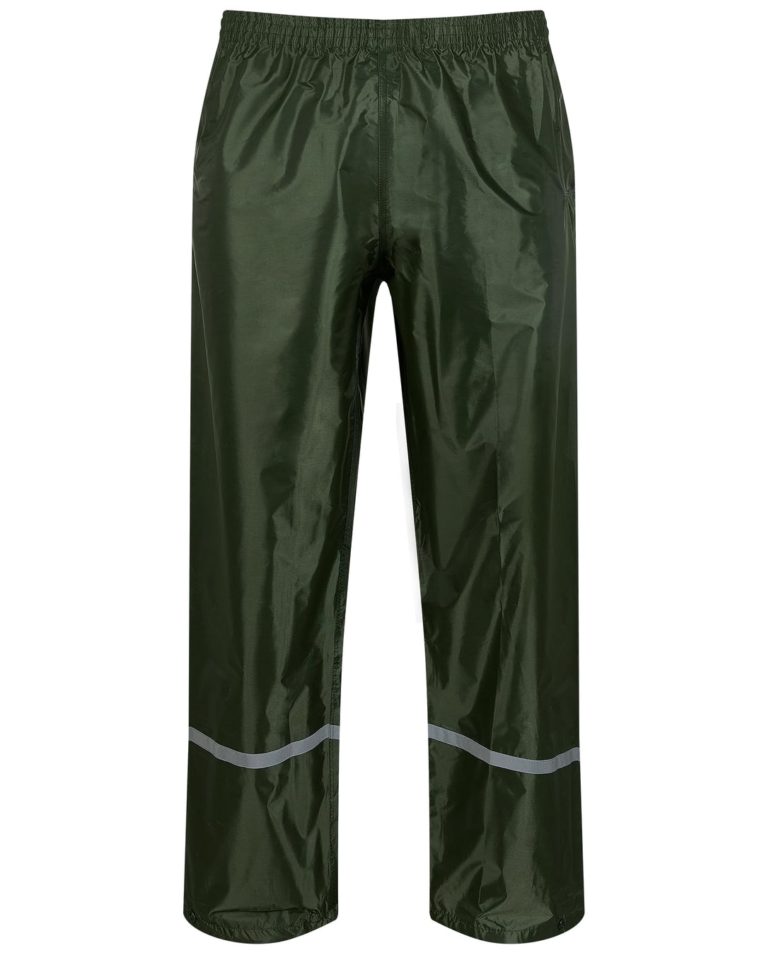 Scheibler Workwear – Basic Regenhose Herren – Outdoor Hose mit Gummizug & Reflektoren – Wind- & wass
