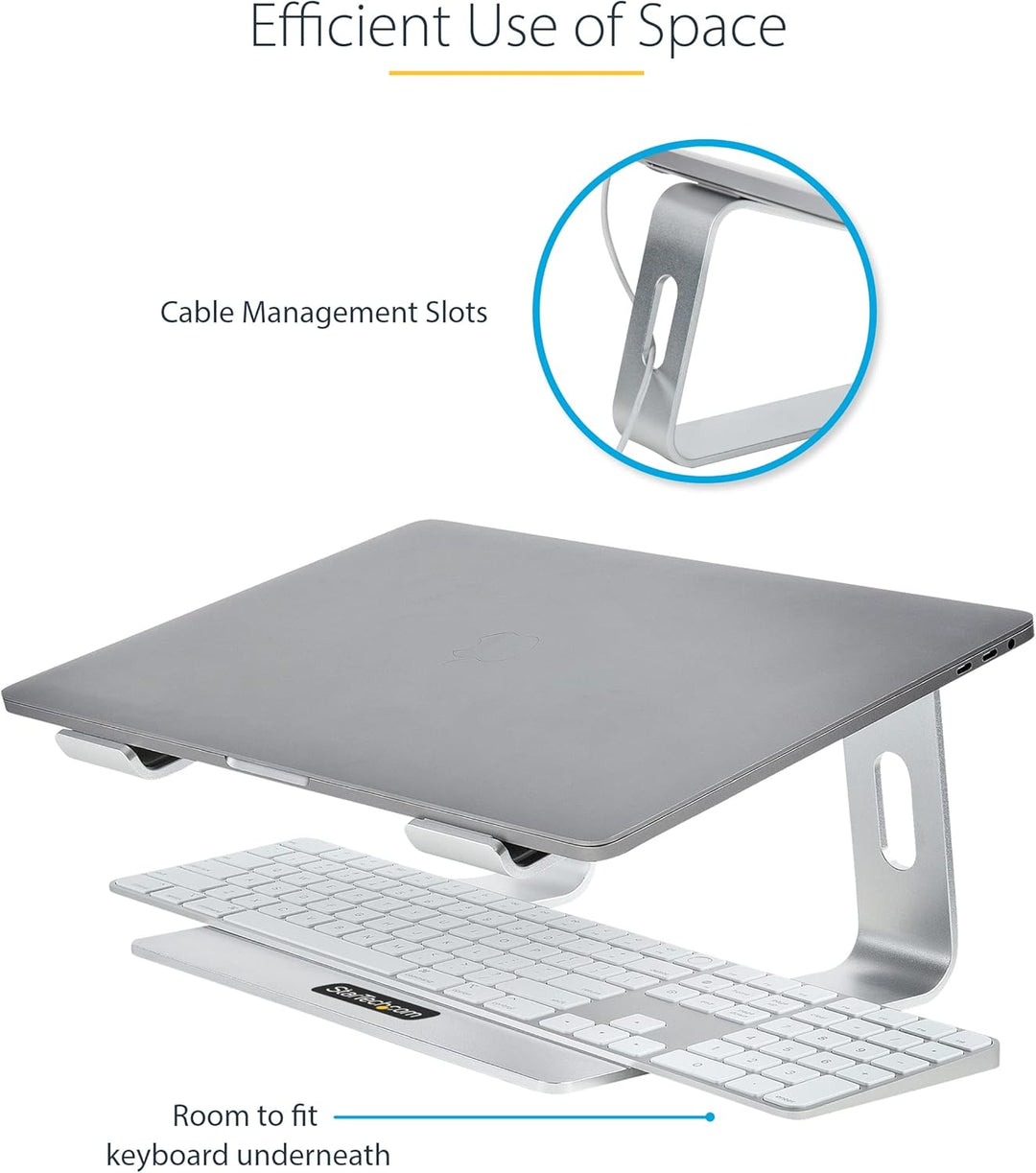 StarTech.com Schreibtisch Laptophalter, Laptophalterung/Laptop ablage/erhöhung bis 5kg Tragkraft, No